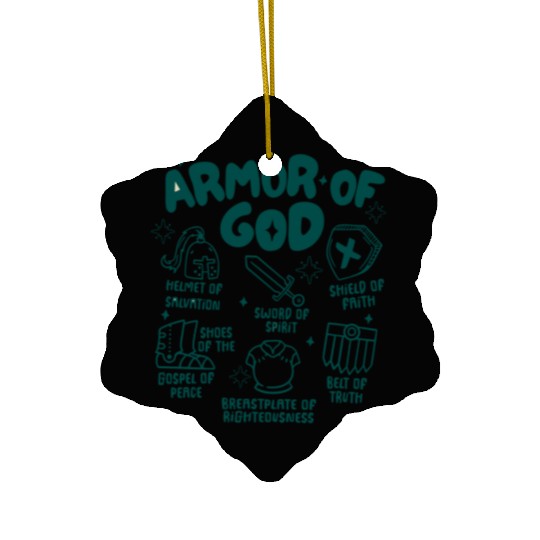Armor of God Ceramic Ornaments