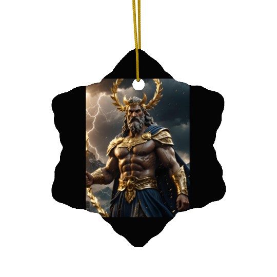 Zeus Jupiter Roman Greek God Ceramic Ornaments
