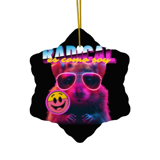 Hilarious "Radical es como soy" – Cheers to Comedy Ceramic Ornaments