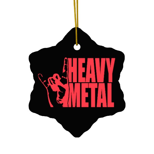 Heavy Metal Fun Hard Rock Music Horns Hand Gesture Ceramic Ornaments
