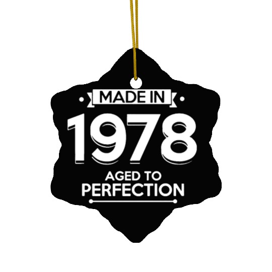 1978 age of Perfection Ceramic Ornaments