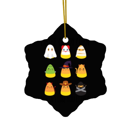 Maybe Candy Corn Doesnt Like You Either Candy Corn Ceramic Ornaments
