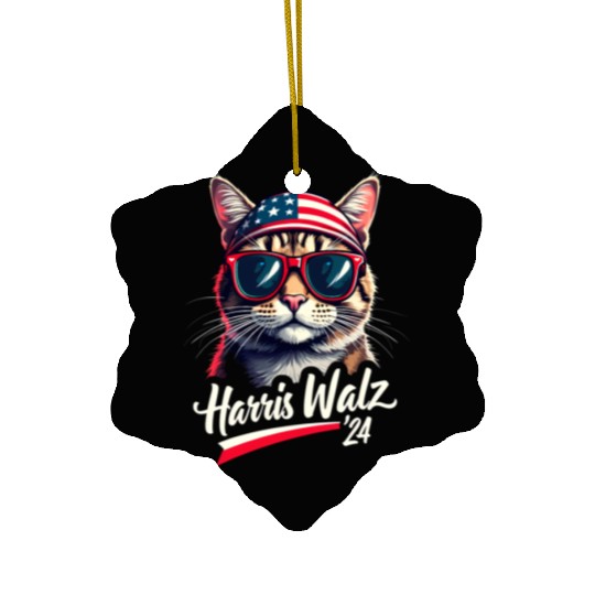 Cat Ladies for Kamala Ceramic Ornaments