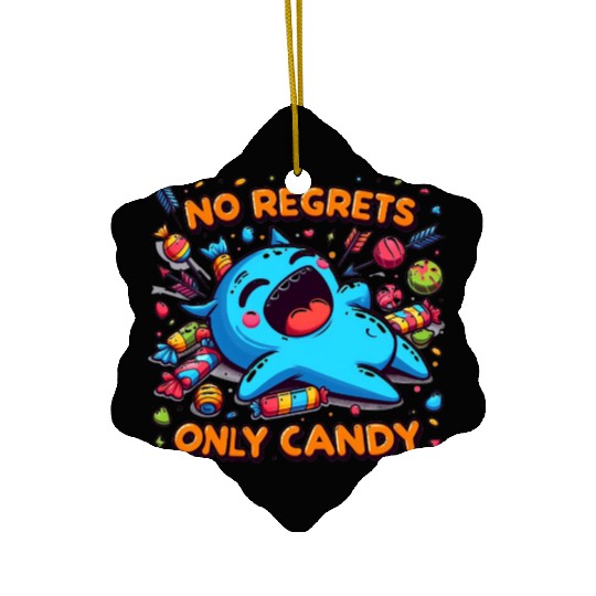 Disneyland No Regrets Only Candy Ceramic Ornaments