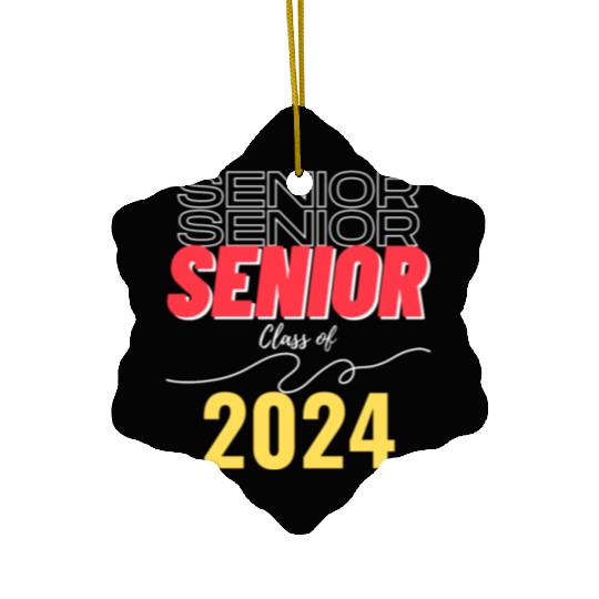 Senior Class of 2024 Ceramic Ornaments