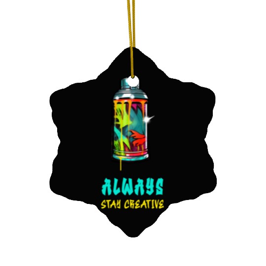 Stay Creative Street Style Ceramic Ornaments