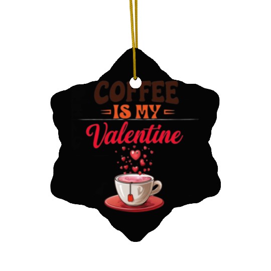Caffeine Love Ceramic Ornaments