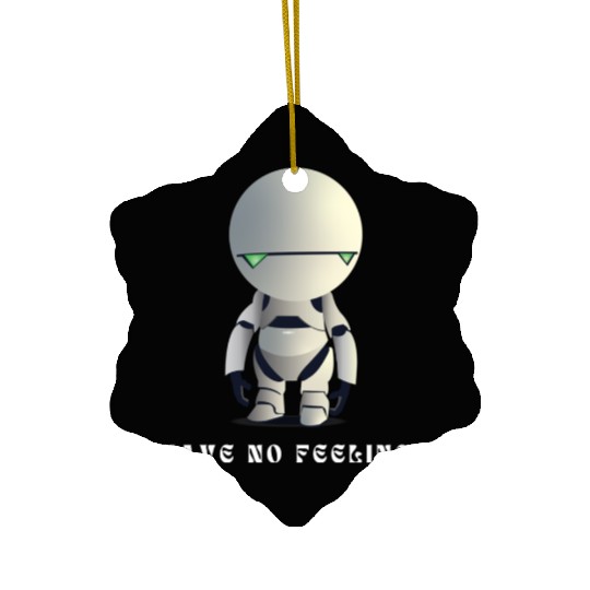 Purple Modern AI Robot Ceramic Ornaments 2