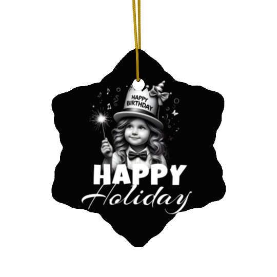 ‏Magical Birthday Party Ceramic Ornaments