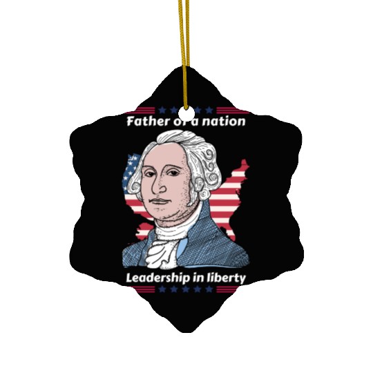 George Washington Tribute Ceramic Ornaments