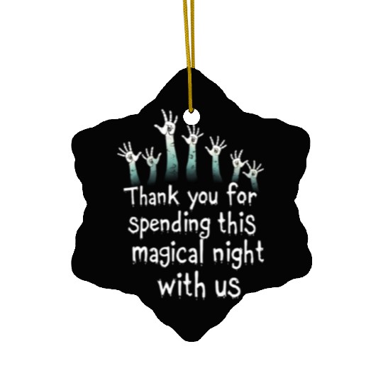 Zombie Hand Halloween Ceramic Ornaments