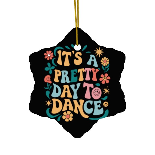 Dance Party Ceramic Ornaments