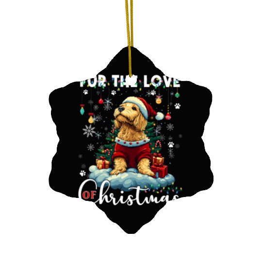 Golden Retriever Christmas Tree Decorations Dog Ceramic Ornaments