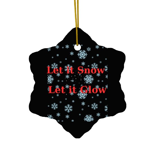 Christmas Cheer in a cup Funny Christmas on Bella Ceramic Ornaments