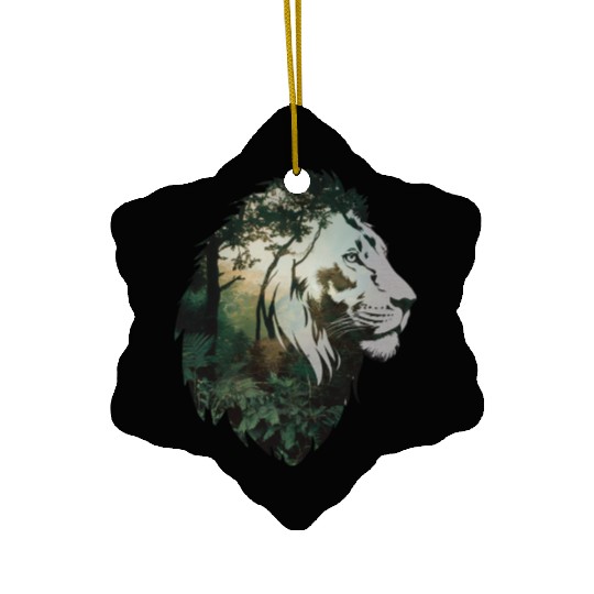 Roaring Lion Ceramic Ornaments