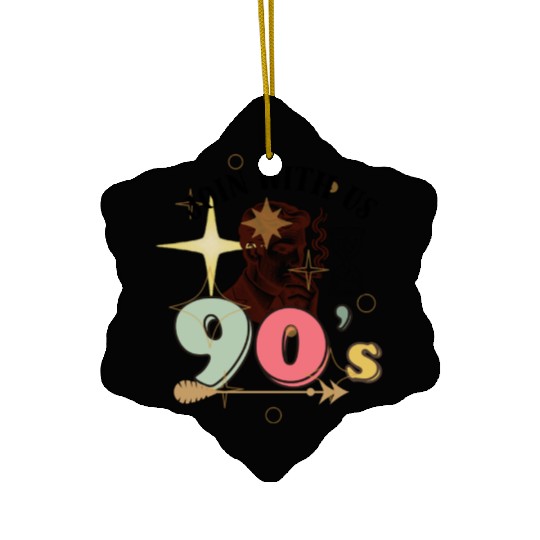 Join With Us 90's Ceramic Ornaments