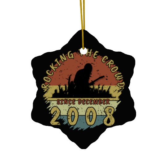 16th birthday Rocking this planet GIT 12/2008 Ceramic Ornaments