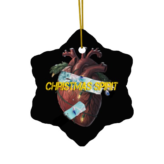 Christmas Spirit Ceramic Ornaments