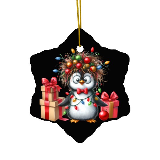 Christmas Merry Christmas For Gift Penguin Ceramic Ornaments