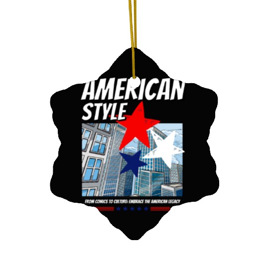 From Comics to Culture: Embrace the American style Ceramic Ornaments