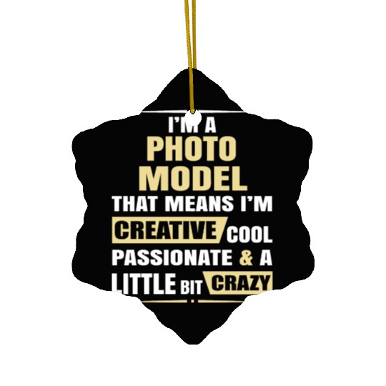 Photo Model Creative Cool And Crazy Ceramic Ornaments
