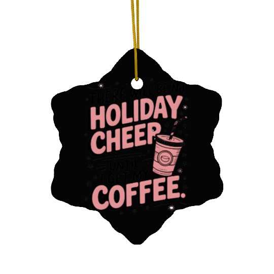 Hot Cocoa Christmas Ceramic Ornaments