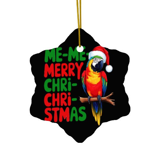 FUNNY XMAS PIRROT png2 Ceramic Ornaments