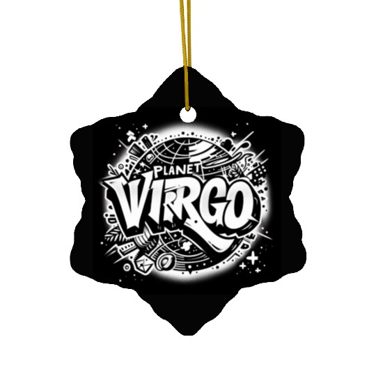Cosmic Street: Virgo Ceramic Ornaments