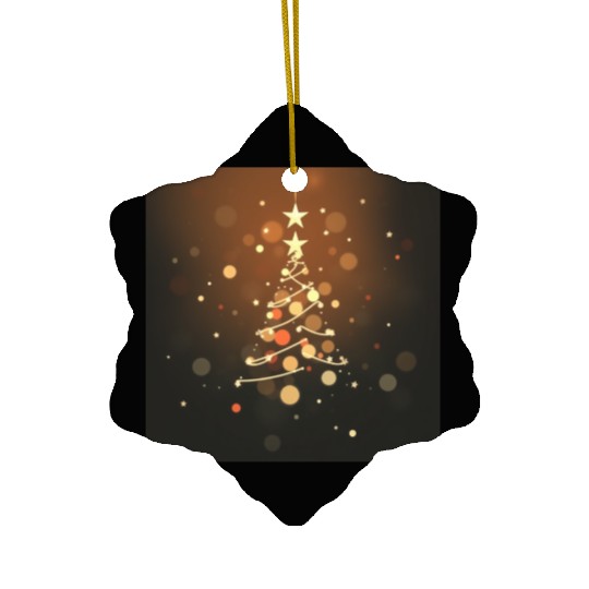 Twinkling Christmas Tree Ceramic Ornaments
