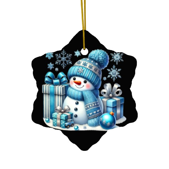 Snowman Christmas, Cute Christmas Ceramic Ornaments