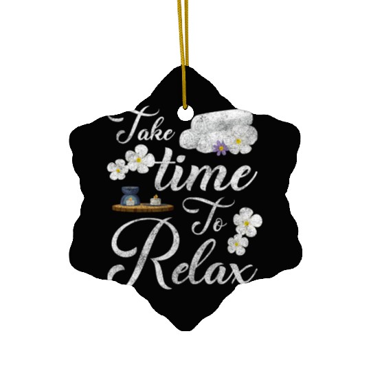 Wellness Vacation Healthy Youth Ceramic Ornaments