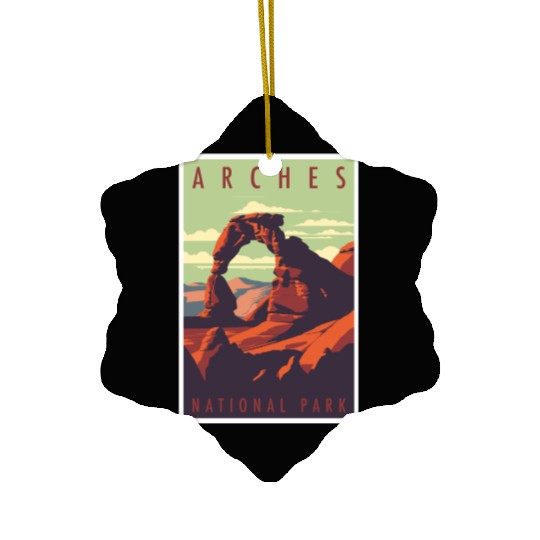 Arches National Park Ceramic Ornaments