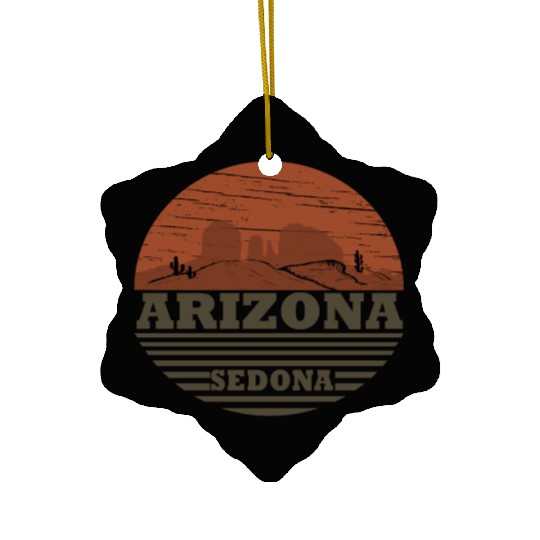 Arizonna Sedona Ceramic Ornaments