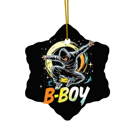 B-Boy Breakdance Breakdancer Urban Hip Hop Ceramic Ornaments