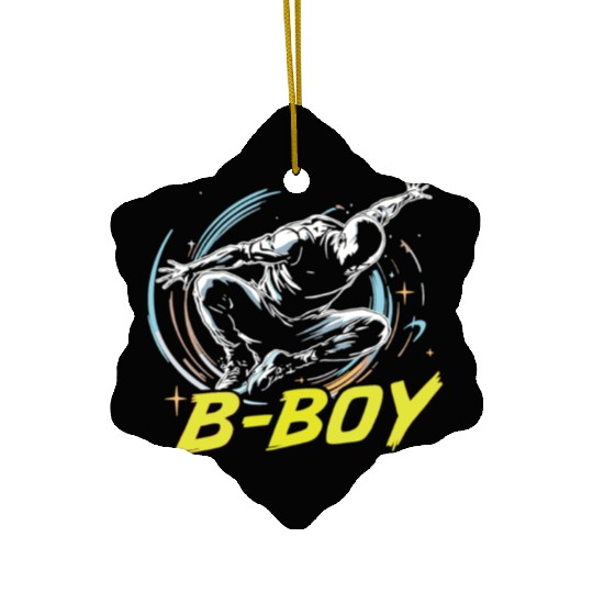 B-Boy Breakdance Breakdancer Urban Hip Hop Ceramic Ornaments