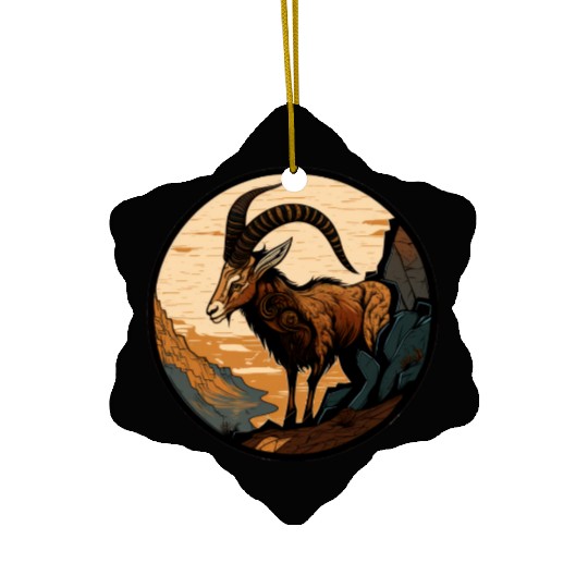 Capricorn Ceramic Ornaments
