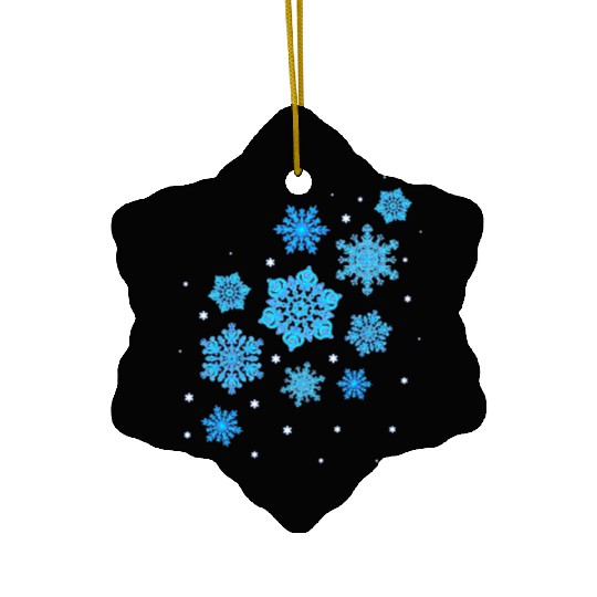 snowflakes Ceramic Ornaments
