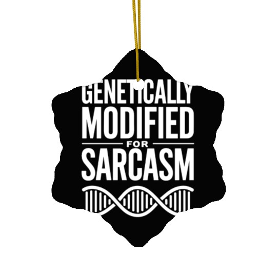 Sarcastic Genealogy DNA Test Genetics Biologist Ceramic Ornaments