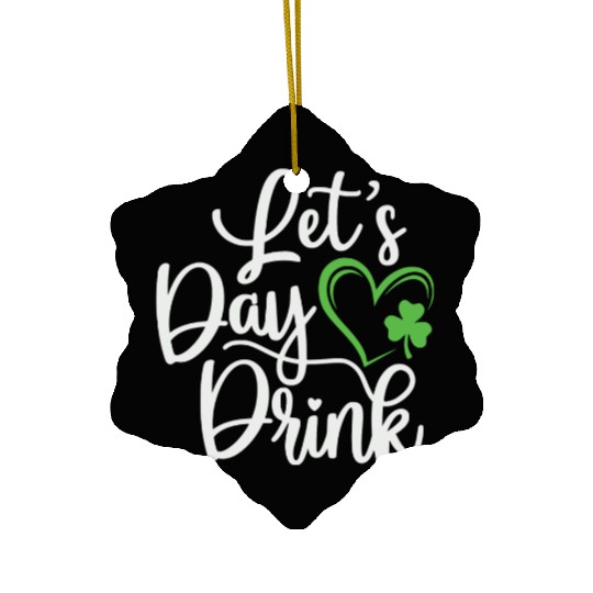 St Patricks Day,Shamrock Ceramic Ornaments