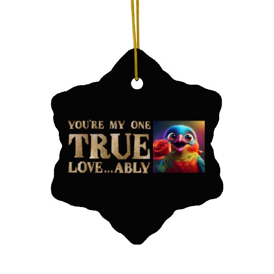 You're My One True Love...A-Bully! Ceramic Ornaments