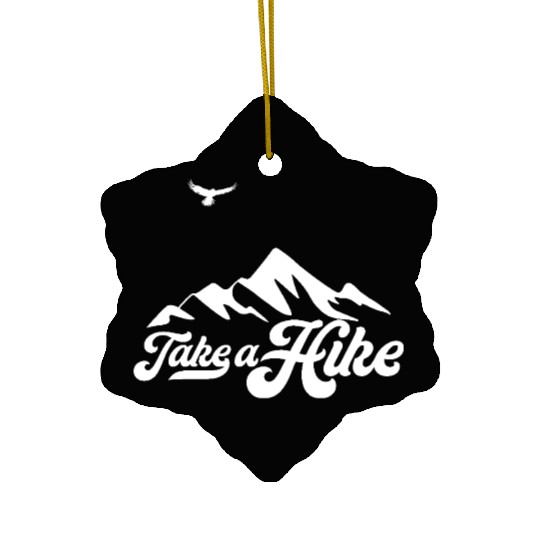 Take A Hike Ceramic Ornaments