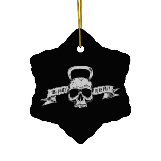 Till Death Do Us Part by BoxKing Ceramic Ornaments