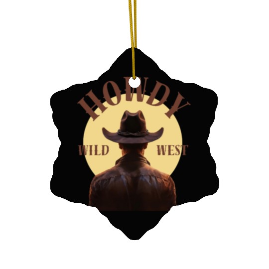 HOWDY Ceramic Ornaments