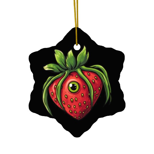 Strawberry Spider Strawberry Spider Ceramic Ornaments
