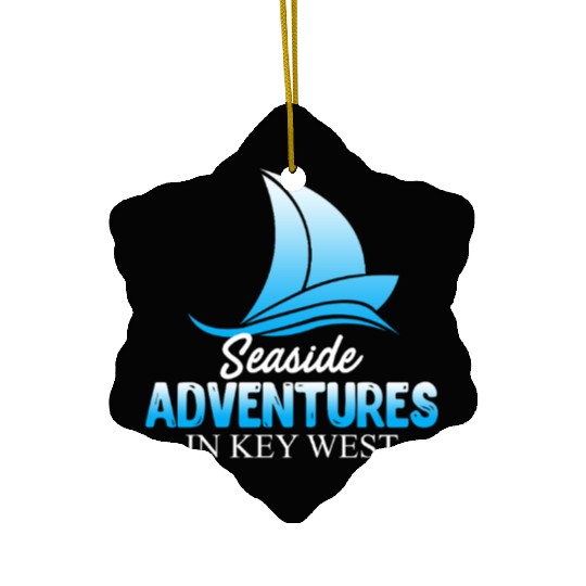 FLORIDA KEYS SEA ADVENTURES IN KEY-WEST Keys Ceramic Ornaments