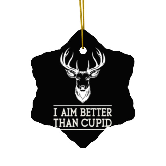 Funny Valentine's Day Cupid Ceramic Ornaments