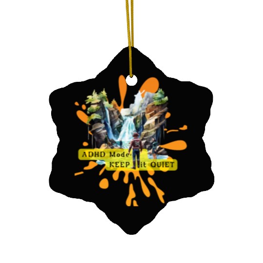 NEURODIVERGENT adhd noise Ceramic Ornaments