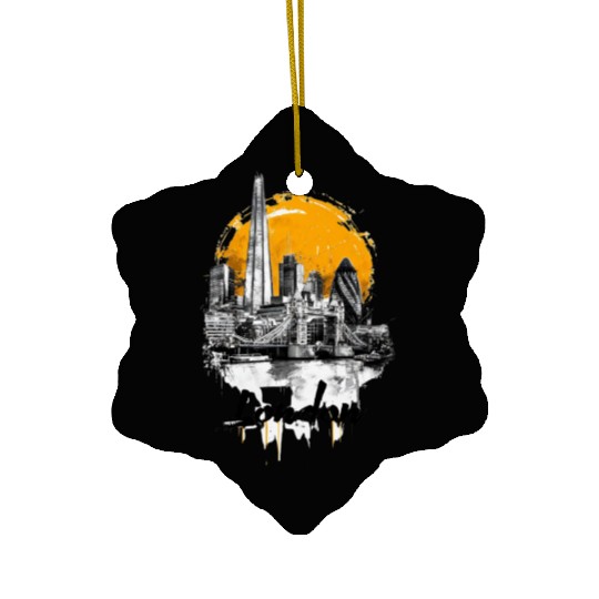 London Streets Ceramic Ornaments