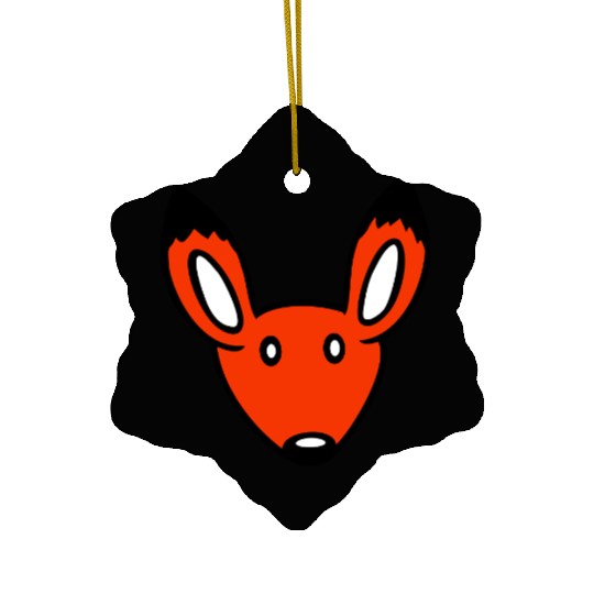 Red Fox Forest Animal Cunning Smart Cute Wild Dog Ceramic Ornaments