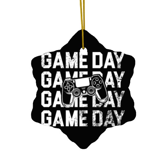 Game day Ceramic Ornaments